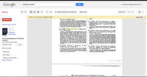 Screenshot of P.S. Fitch's patent claim on Google Books